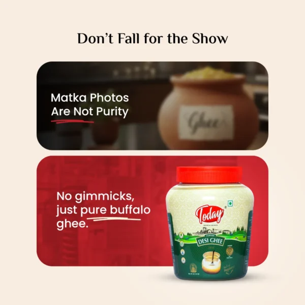Buffalo Desi Ghee - JAR (Agmark Certified)