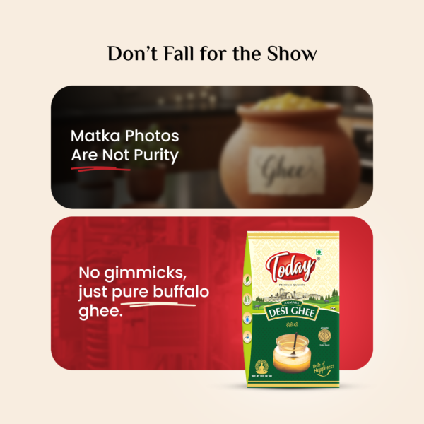 Buffalo Desi Ghee - TETRA (Agmark Certified)