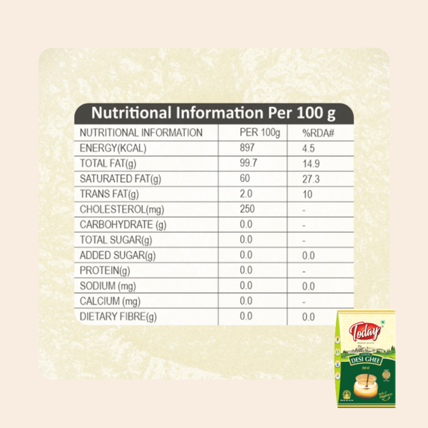 Buffalo Desi Ghee - TETRA (Agmark Certified)