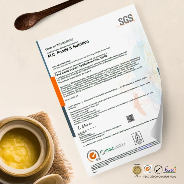 Cow Ghee - JAR (Agmark Certified)